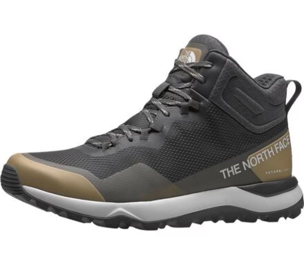 The North Face Activist Mid Futurelight Hiking Boots Shoes Black Tan Men 11.5